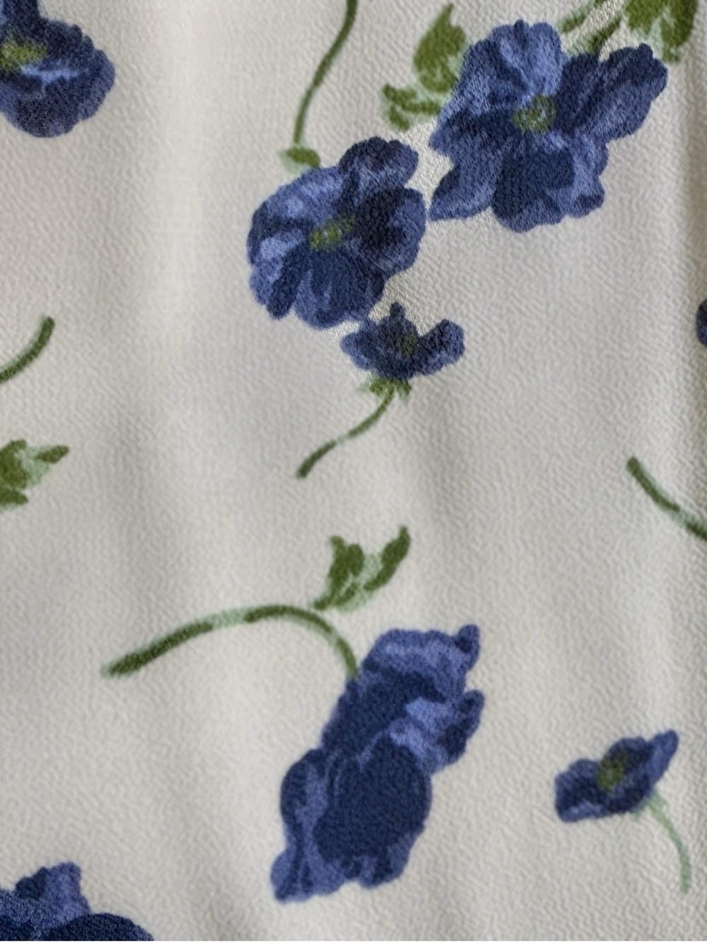 Like new: REFORMATION Emmie Midi Dress | Ivory Blueberries Floral Print | sz 4 - Picture 6 of 6